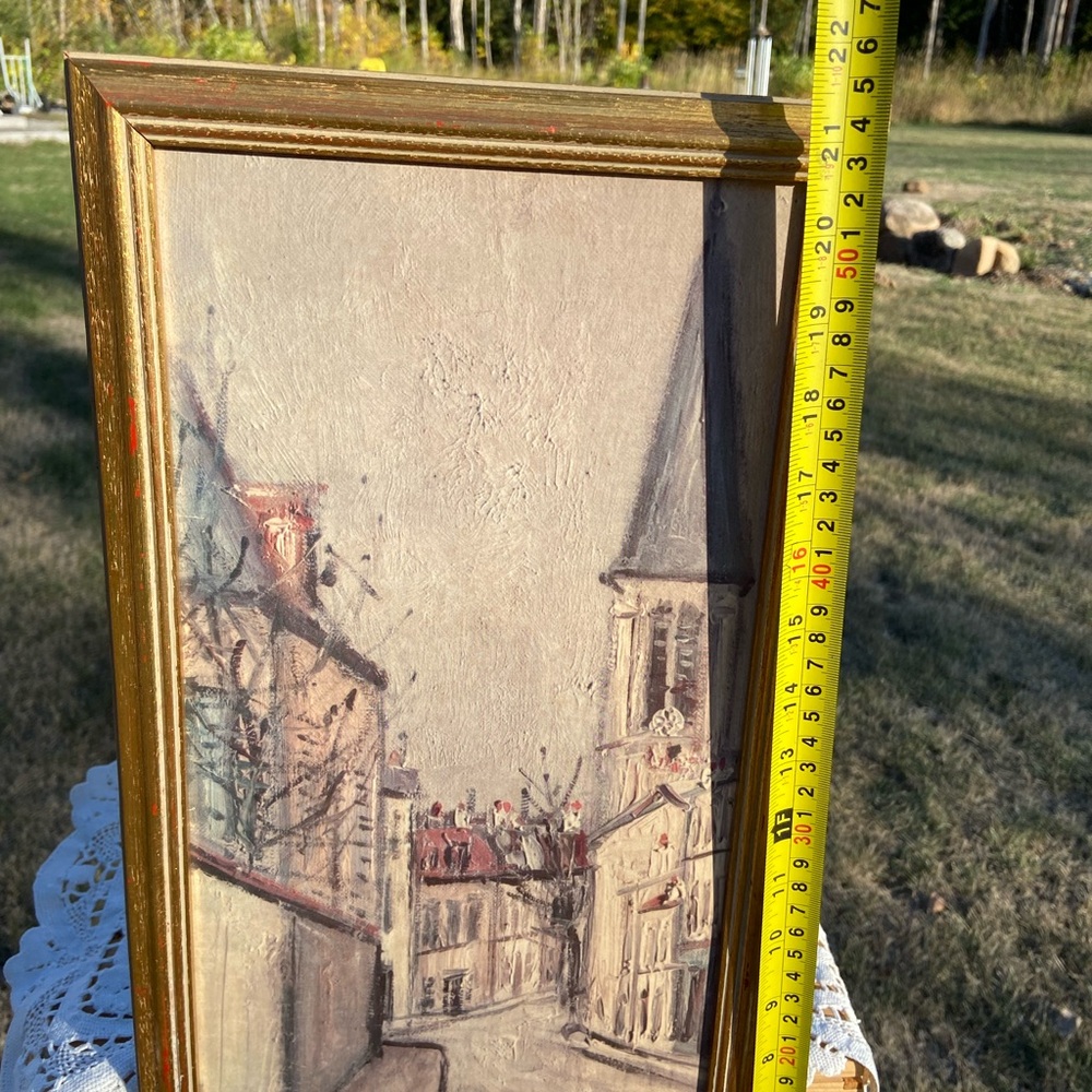 Vintage Maurice Utrillo EGLISE DE STAINS (SEINE) Print - Picture 8 of 8